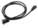 Kabel vga - hdmi 1,3m gold złote złącza full hd przewód d-sub