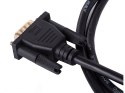 Kabel vga - hdmi 1,3m gold złote złącza full hd przewód d-sub