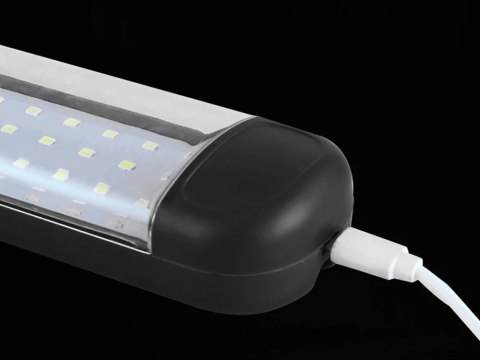 Mocna latarka warsztatowa lampa 48 led cob usb hak magnes akumulatorowa Mocna latarka warsztatowa lampa 48 led cob usb hak magnes akumulatorowa