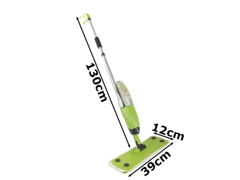 Mop płaski ze spryskiwaczem obrotowy solidny spray zestaw 3 wkłady wymienne Mop płaski ze spryskiwaczem obrotowy solidny spray zestaw 3 wkłady wymienne