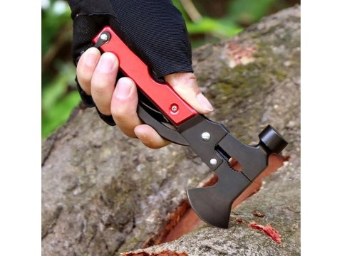 Multitool narzędzie wielofunkcyjne 17w1 survival młotek siekiera kombinerki Multitool narzędzie wielofunkcyjne 17w1 survival młotek siekiera kombinerki