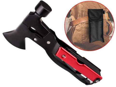 Multitool narzędzie wielofunkcyjne 17w1 survival młotek siekiera kombinerki Multitool narzędzie wielofunkcyjne 17w1 survival młotek siekiera kombinerki