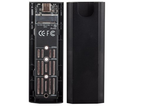 Obudowa adapter dysku kieszeń m.2 sata ngff usb 3.1 usb typ-c 2230-2280mm Obudowa adapter dysku kieszeń m.2 sata ngff usb 3.1 usb typ-c 2230-2280mm
