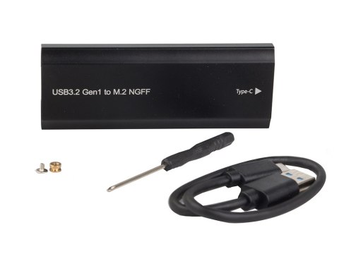Obudowa adapter dysku kieszeń m.2 sata ngff usb 3.1 usb typ-c 2230-2280mm Obudowa adapter dysku kieszeń m.2 sata ngff usb 3.1 usb typ-c 2230-2280mm