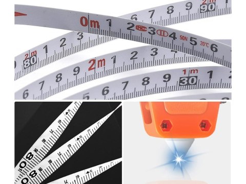 Taśma miernicza xl metrówka miarka zwijana 30m pomiarowa miara Taśma miernicza xl metrówka miarka zwijana 30m pomiarowa miara