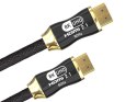 Kabel przewód hdmi 2.1 video ultra high speed 8k 60hz 4k 120hz hq gold 3m
