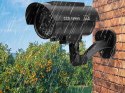 Kamera atrapa ir led monitoring solarna zewnętrzna ścienna z diodą migająca