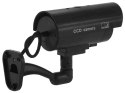 Kamera atrapa ir led monitoring solarna zewnętrzna ścienna z diodą migająca