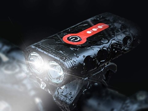 Lampka rowerowa przednia latarka led oświetlenie przód na rower usb Lampka rowerowa przednia latarka led oświetlenie przód na rower usb