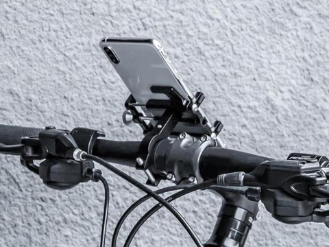 Mocny uchwyt na rower rowerowy do telefonu telefon zacisk pewny chwyt Mocny uchwyt na rower rowerowy do telefonu telefon zacisk pewny chwyt
