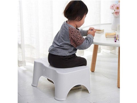 Podest podnóżek łazienkowy toaletowy biały wc taboret na stopy Podest podnóżek łazienkowy toaletowy biały wc taboret na stopy