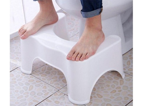 Podest podnóżek łazienkowy toaletowy biały wc taboret na stopy Podest podnóżek łazienkowy toaletowy biały wc taboret na stopy