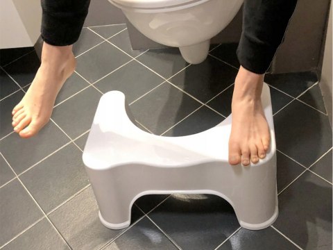 Podest podnóżek łazienkowy toaletowy biały wc taboret na stopy Podest podnóżek łazienkowy toaletowy biały wc taboret na stopy