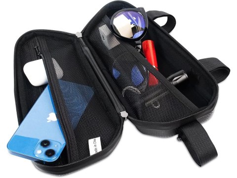 Sakwa rowerowa pod ramę saszetka torba na rower wodoodporna mocna sztywna Sakwa rowerowa pod ramę saszetka torba na rower wodoodporna mocna sztywna