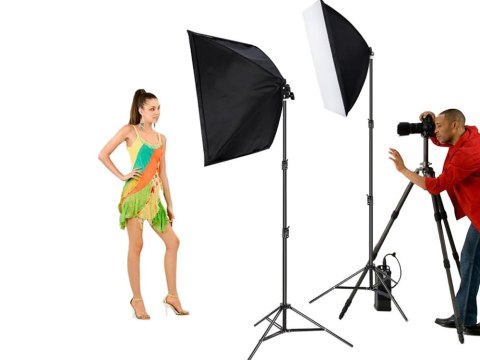 2x 135w lampa światło soft box zestaw statyw domowe studio foto żarówka 2x 135w lampa światło soft box zestaw statyw domowe studio foto żarówka