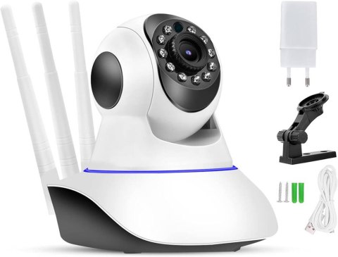 Kamera ip wifi niania elektroniczna obrotowa audio wewnętrzny czujnik ruchu Kamera ip wifi niania elektroniczna obrotowa audio wewnętrzny czujnik ruchu