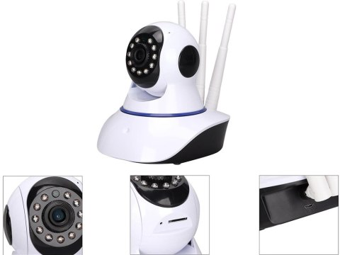 Kamera ip wifi niania elektroniczna obrotowa audio wewnętrzny czujnik ruchu Kamera ip wifi niania elektroniczna obrotowa audio wewnętrzny czujnik ruchu