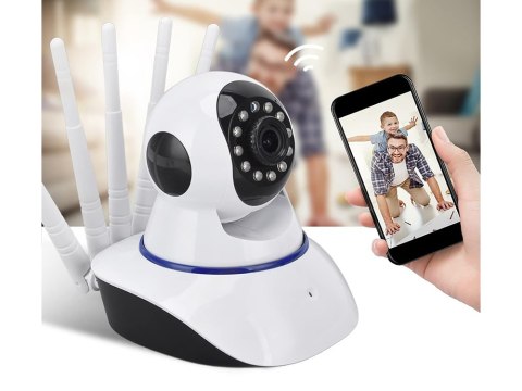 Kamera ip wifi niania elektroniczna obrotowa audio wewnętrzny czujnik ruchu Kamera ip wifi niania elektroniczna obrotowa audio wewnętrzny czujnik ruchu