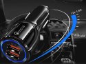 Ładowarka samochodowa do gniazd zapalniczki 2xusb quickcharge 3.0 szybka