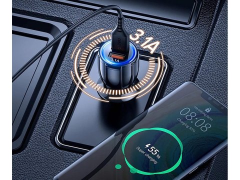 Ładowarka samochodowa do gniazd zapalniczki 2xusb quickcharge 3.0 szybka Ładowarka samochodowa do gniazd zapalniczki 2xusb quickcharge 3.0 szybka