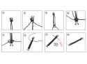 Bransoletka survival opaska 5w1 kompas krzesiwo linka ostrze linka paracord