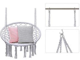 Huśtawka ogrodowa bocianie gniazdo fotel wiszący krzesło boho 80cm
