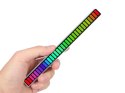 Ledy usb reakcja na dźwięk multikolor neon listwa rgb led mruga akumulator
