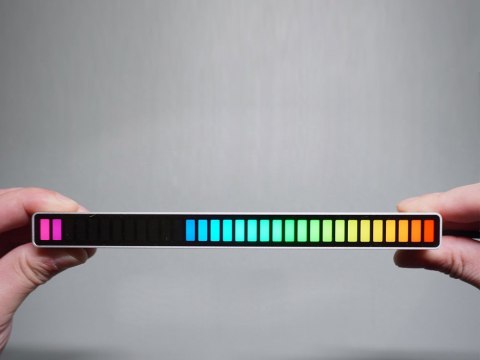 Ledy usb reakcja na dźwięk multikolor neon listwa rgb led mruga akumulator Ledy usb reakcja na dźwięk multikolor neon listwa rgb led mruga akumulator