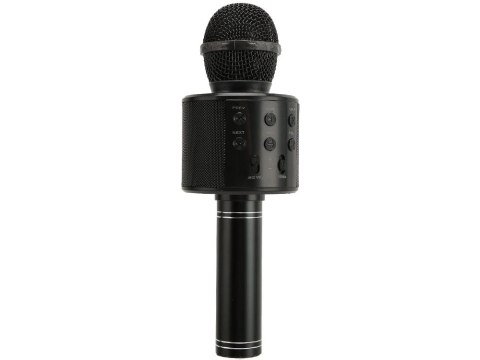 Mikrofon bezprzewodowy bluetooth głośnik karaoke modulator głosu okrągły Mikrofon bezprzewodowy bluetooth głośnik karaoke modulator głosu okrągły