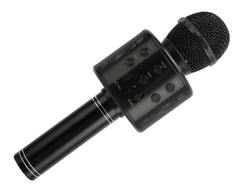 Mikrofon bezprzewodowy bluetooth głośnik karaoke modulator głosu okrągły Mikrofon bezprzewodowy bluetooth głośnik karaoke modulator głosu okrągły