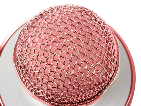 Mikrofon bezprzewodowy bluetooth głośnik karaoke modulator głosu okrągły Mikrofon bezprzewodowy bluetooth głośnik karaoke modulator głosu okrągły