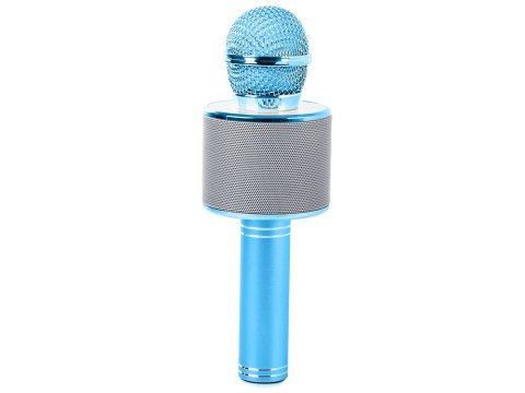 Mikrofon bezprzewodowy bluetooth głośnik karaoke modulator głosu okrągły Mikrofon bezprzewodowy bluetooth głośnik karaoke modulator głosu okrągły