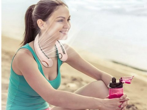 Wentylator wiatrak na szyję przenośny klimatyzator bezprzewodowy akumulator Wentylator wiatrak na szyję przenośny klimatyzator bezprzewodowy akumulator