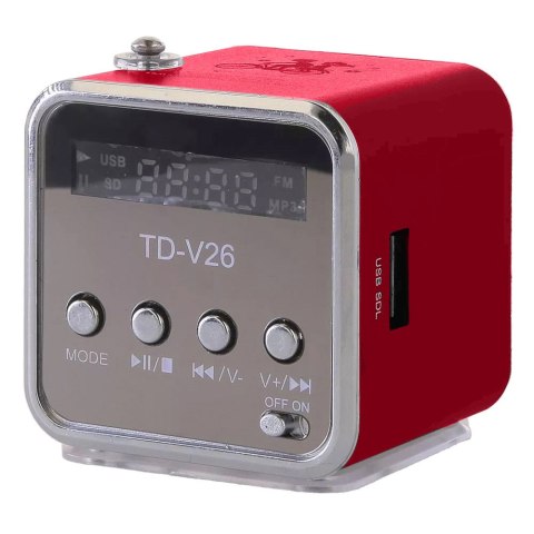 Głośnik bezprzewodowy przenośny mini radio fm led bluetooth mobilny microsd Głośnik bezprzewodowy przenośny mini radio fm led bluetooth mobilny microsd