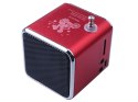 Głośnik bezprzewodowy przenośny mini radio fm led bluetooth mobilny microsd
