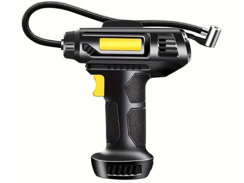 Kompresor samochodowy pistolet do pompowania kół pompka 12v 120w 10 bar led Kompresor samochodowy pistolet do pompowania kół pompka 12v 120w 10 bar led