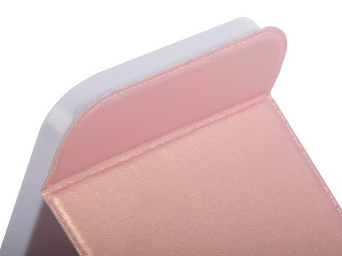Lusterko kosmetyczne podświetlane do makijażu led zamykane podręczne w etui Lusterko kosmetyczne podświetlane do makijażu led zamykane podręczne w etui