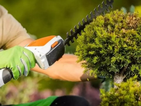 Nożyce do trawy krzewów akumulatorowe sekator przycinarka do żywopłotu 2w1 Nożyce do trawy krzewów akumulatorowe sekator przycinarka do żywopłotu 2w1