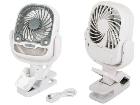 Wentylator wiatrak biurkowy stojący klips nawilżacz powietrza usb rgb 2w1 Wentylator wiatrak biurkowy stojący klips nawilżacz powietrza usb rgb 2w1