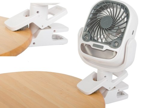 Wentylator wiatrak biurkowy stojący klips nawilżacz powietrza usb rgb 2w1 Wentylator wiatrak biurkowy stojący klips nawilżacz powietrza usb rgb 2w1