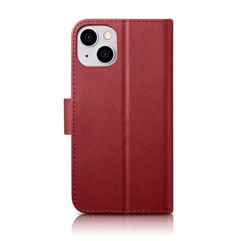 2W1 ETUI SKÓRZANY POKROWIEC Z KLAPKĄ IPHONE 14 PLUS ANTI-RFID WALLET CASE CZERWONY 2W1 ETUI SKÓRZANY POKROWIEC Z KLAPKĄ IPHONE 14 PLUS ANTI-RFID WALLET CASE CZERWONY