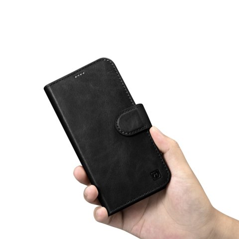 2W1 ETUI SKÓRZANY POKROWIEC Z KLAPKĄ IPHONE 14 PRO ANTI-RFID OIL WAX WALLET CASE CZARNY 2W1 ETUI SKÓRZANY POKROWIEC Z KLAPKĄ IPHONE 14 PRO ANTI-RFID OIL WAX WALLET CASE CZARNY