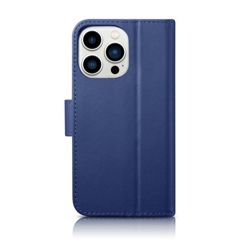 2W1 ETUI SKÓRZANY POKROWIEC Z KLAPKĄ IPHONE 14 PRO MAX ANTI-RFID WALLET CASE NIEBIESKI 2W1 ETUI SKÓRZANY POKROWIEC Z KLAPKĄ IPHONE 14 PRO MAX ANTI-RFID WALLET CASE NIEBIESKI