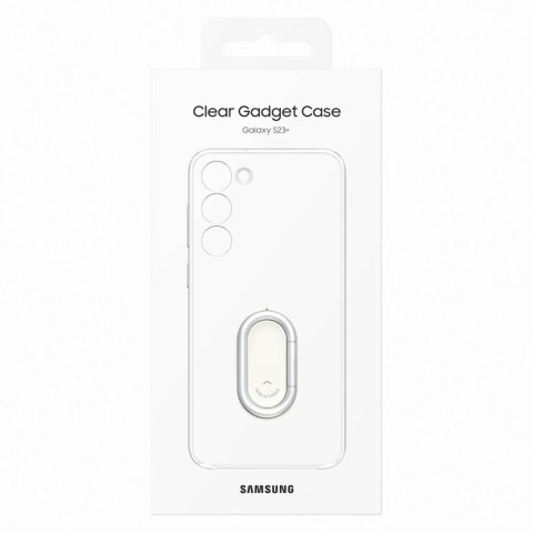 ETUI POKROWIEC Z PODSTAWKĄ SAMSUNG GALAXY S23+ CLEAR GADGET CASE PRZEZROCZYSTE ETUI POKROWIEC Z PODSTAWKĄ SAMSUNG GALAXY S23+ CLEAR GADGET CASE PRZEZROCZYSTE