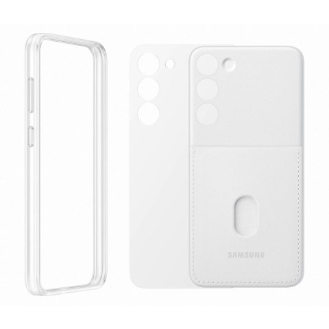 ETUI POKROWIEC Z WYMIENNYMI PLECKAMI SAMSUNG GALAXY S23+ FRAME COVER BIAŁE ETUI POKROWIEC Z WYMIENNYMI PLECKAMI SAMSUNG GALAXY S23+ FRAME COVER BIAŁE