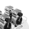 KOMPRESOR BEZOLEJOWY SPRĘŻARKA POWIETRZA 65 LITRÓW 4-7 BAR 3X750 W