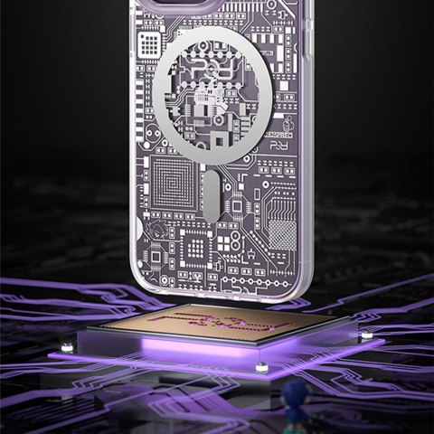 MAGNETYCZNE ETUI IPHONE 14 PRO MAX MAGSAFE PQY GEEK SERIES SREBRNE MAGNETYCZNE ETUI IPHONE 14 PRO MAX MAGSAFE PQY GEEK SERIES SREBRNE