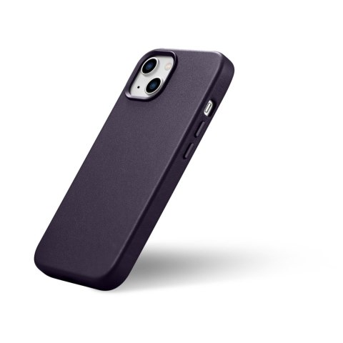 POKROWIEC ETUI Z NATURALNEJ SKÓRY DO IPHONE 14 PLUS MAGSAFE CASE LEATHER CIEMNOFIOLETOWY POKROWIEC ETUI Z NATURALNEJ SKÓRY DO IPHONE 14 PLUS MAGSAFE CASE LEATHER CIEMNOFIOLETOWY