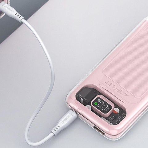 POWERBANK 10000MAH SPARKLING SERIES SZYBKIE ŁADOWANIE 30W FIOLETOWY POWERBANK 10000MAH SPARKLING SERIES SZYBKIE ŁADOWANIE 30W FIOLETOWY