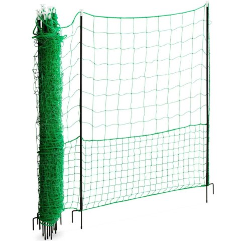 SIATKA ZAGRODA OGRODZENIE OCHRONNE HODOWLANE DLA KUR DROBIU 1.25 X 25 M SIATKA ZAGRODA OGRODZENIE OCHRONNE HODOWLANE DLA KUR DROBIU 1.25 X 25 M
